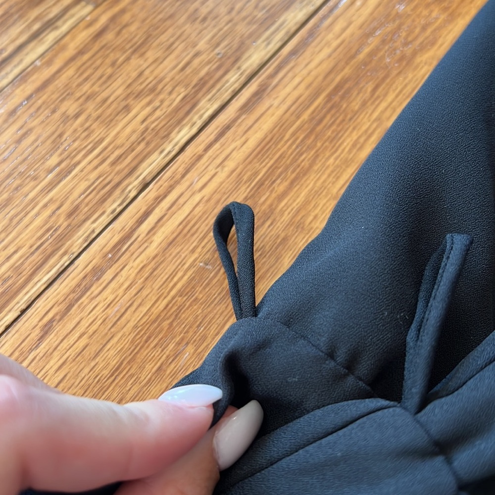 Three Eighty Two Black Ruffle Jumpsuit - image 6